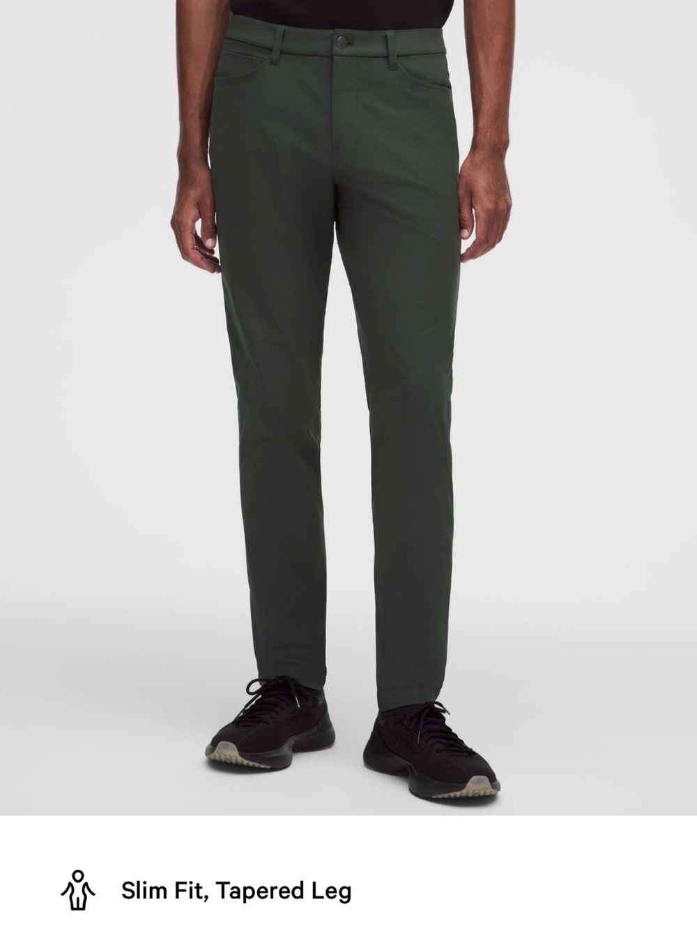 lululemon athletica Men's Green Slim ABC Pants